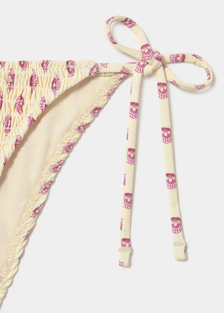 Cuequinhas smock estampadas