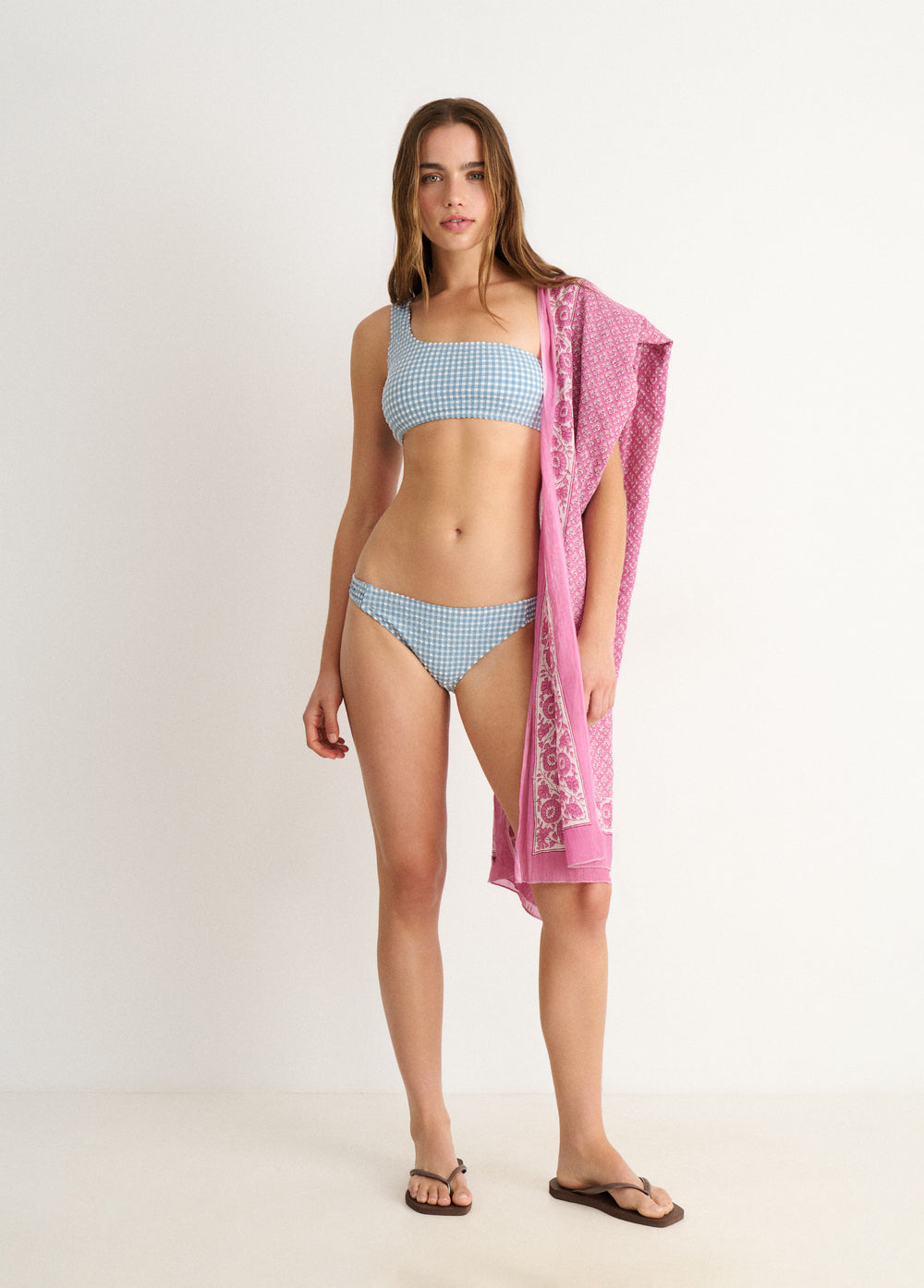 Gingham bikini bottoms