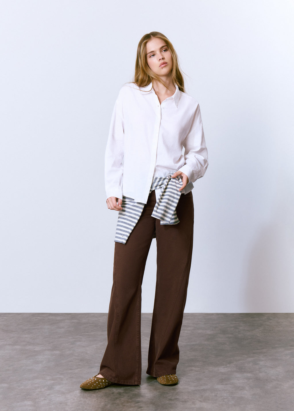 Camisa bàsica llisa