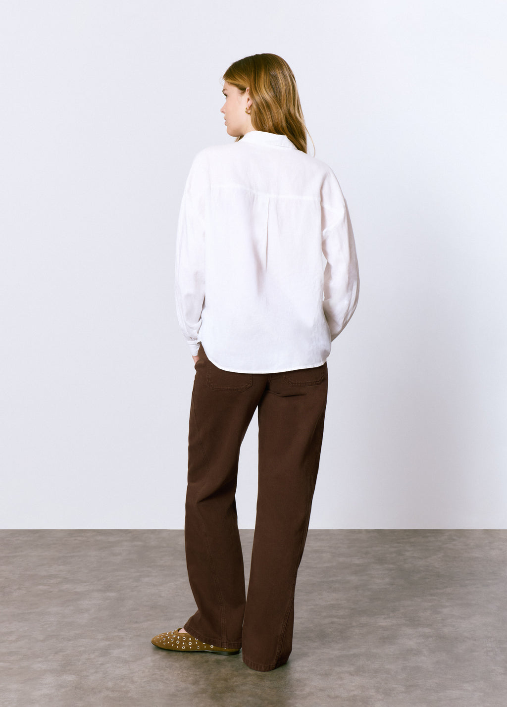 Chemise basique unie