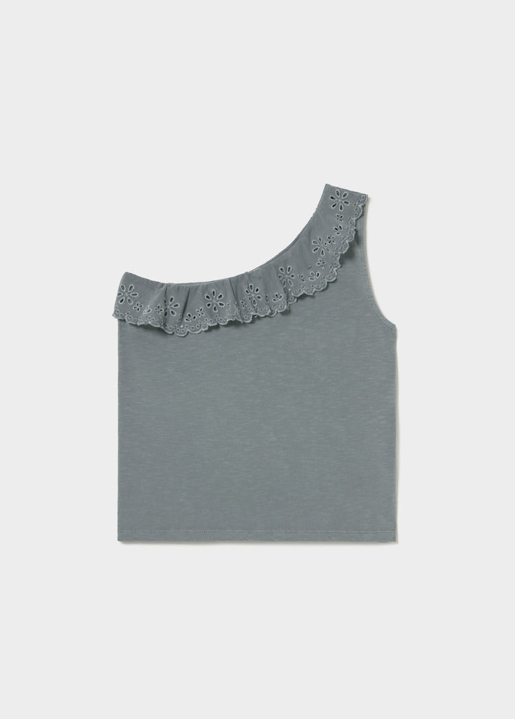 Camiseta asimétrica volante