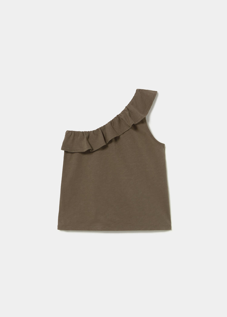Camiseta asimétrica volante