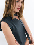 Camiseta asimétrica volante