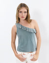 Camiseta asimétrica volante