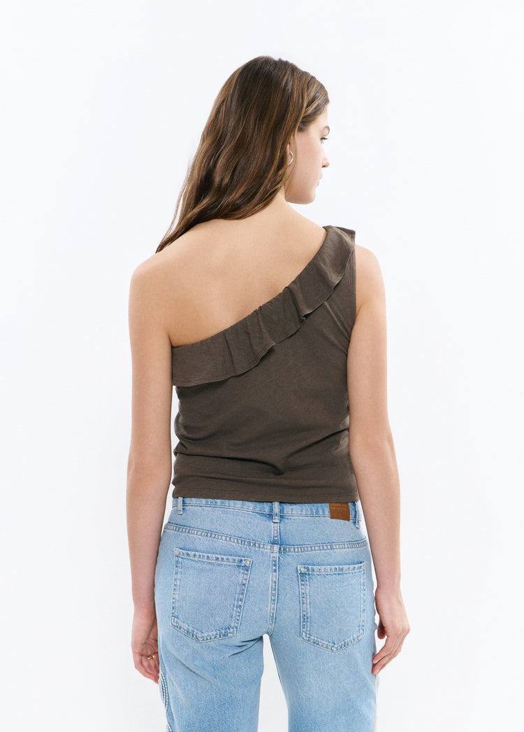 Camiseta asimétrica volante