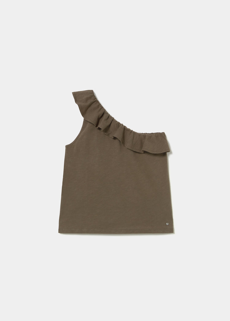 Camiseta asimétrica volante