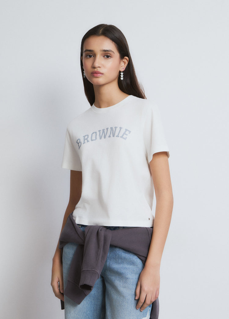 Camiseta brownie glitter