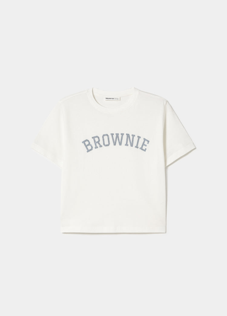 Camiseta brownie glitter