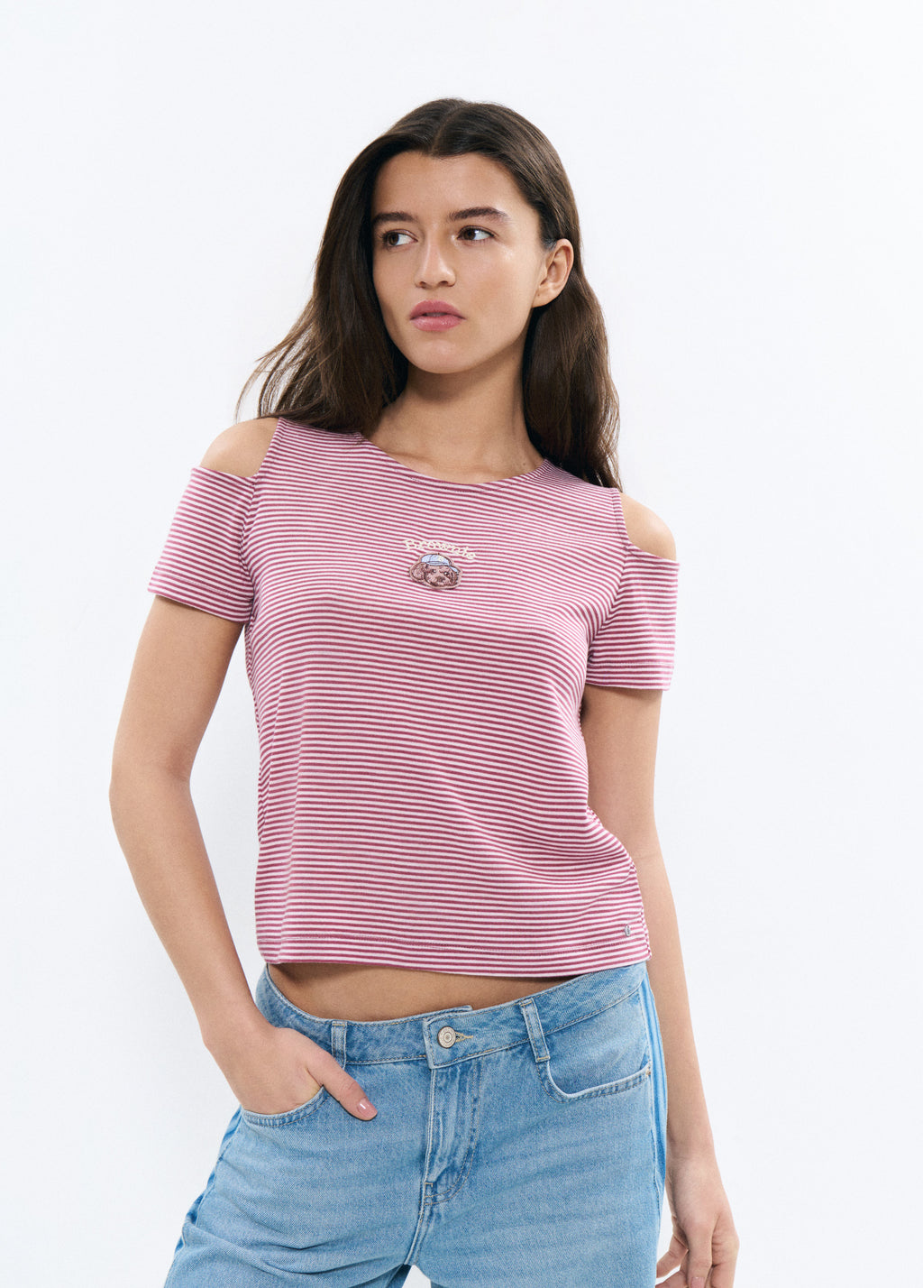 Camiseta cut-out perrito