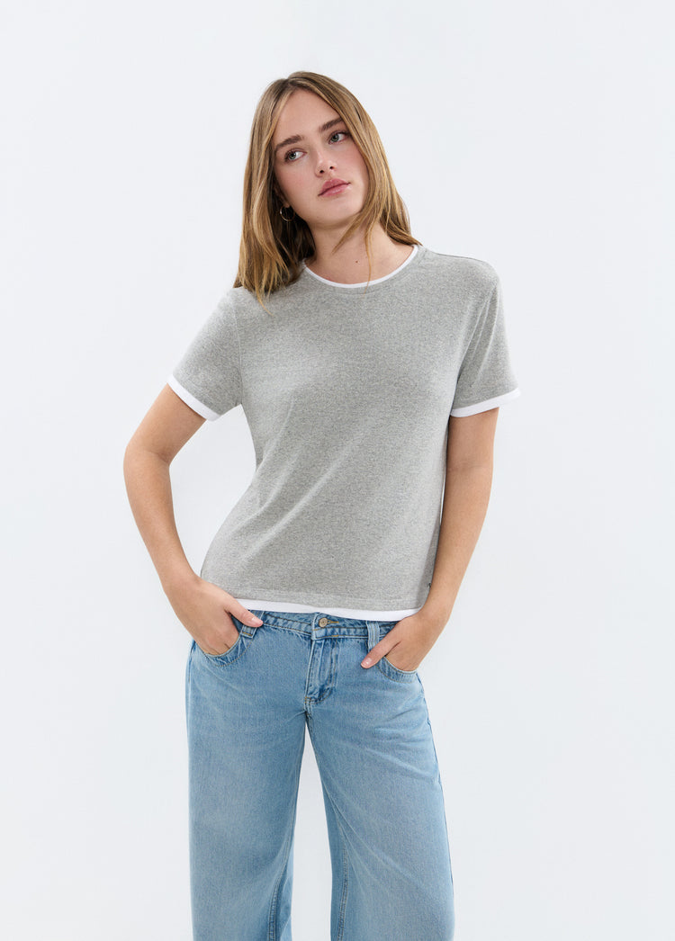 Double-effect t-shirt