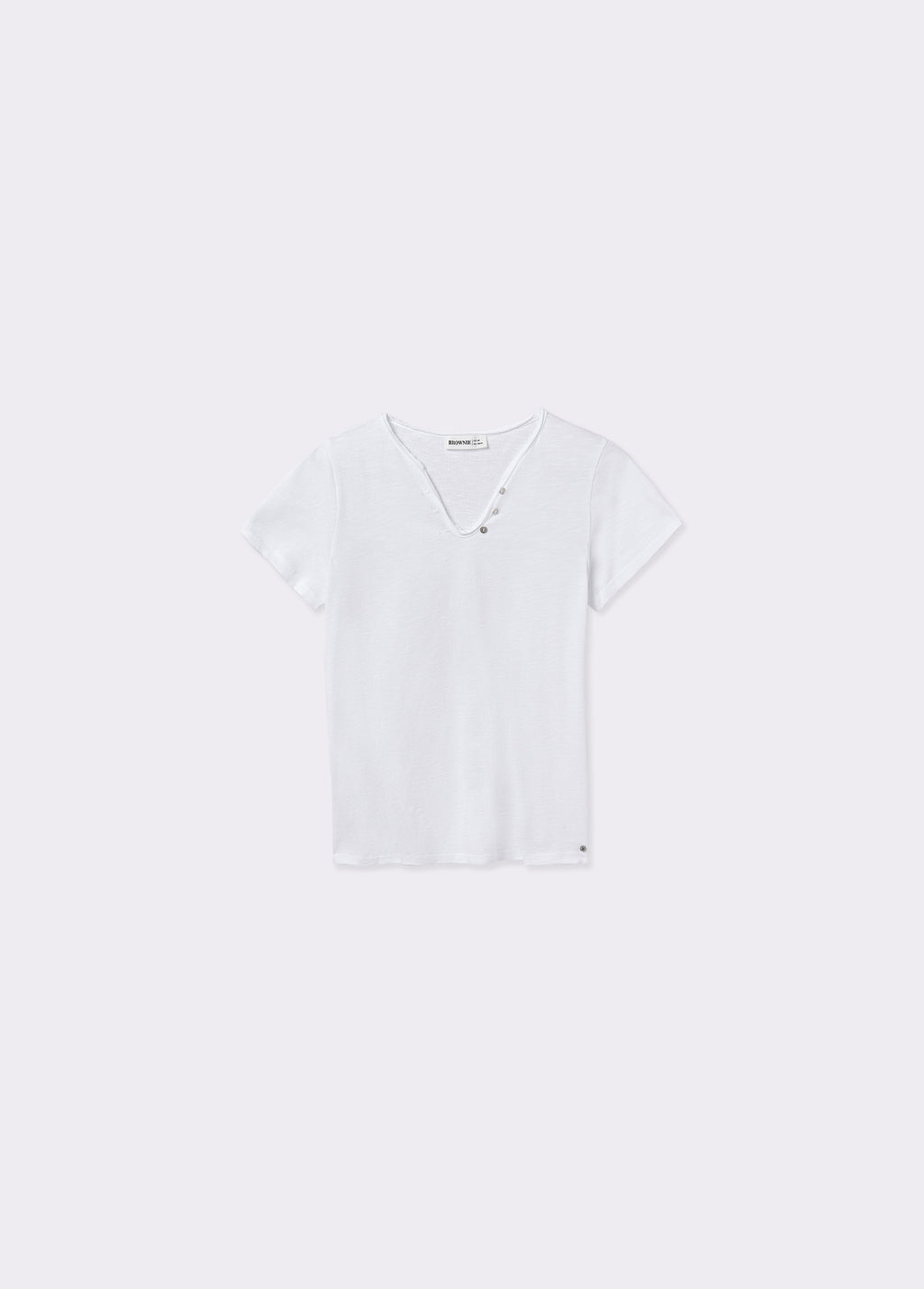 T-shirt en coton avec boutons