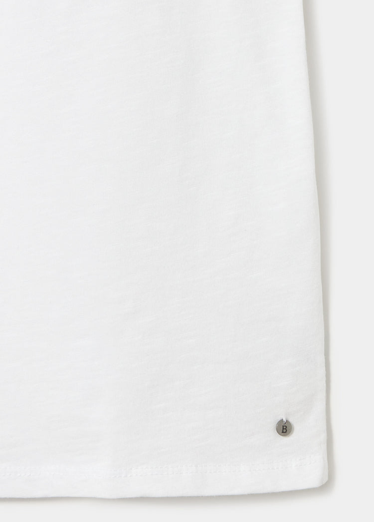 Camiseta algodón botones