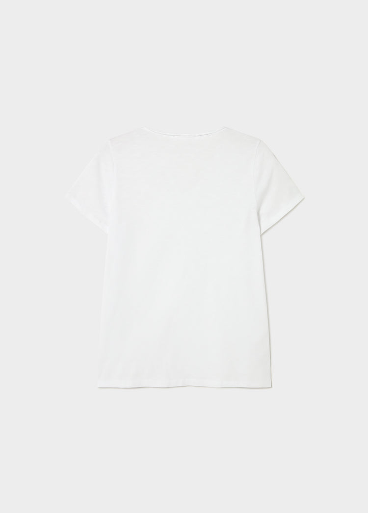 Camiseta algodón botones