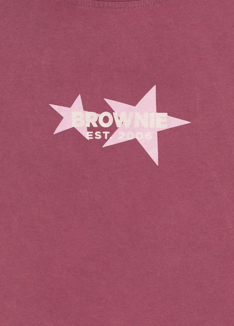 Camiseta print estrellas espalda