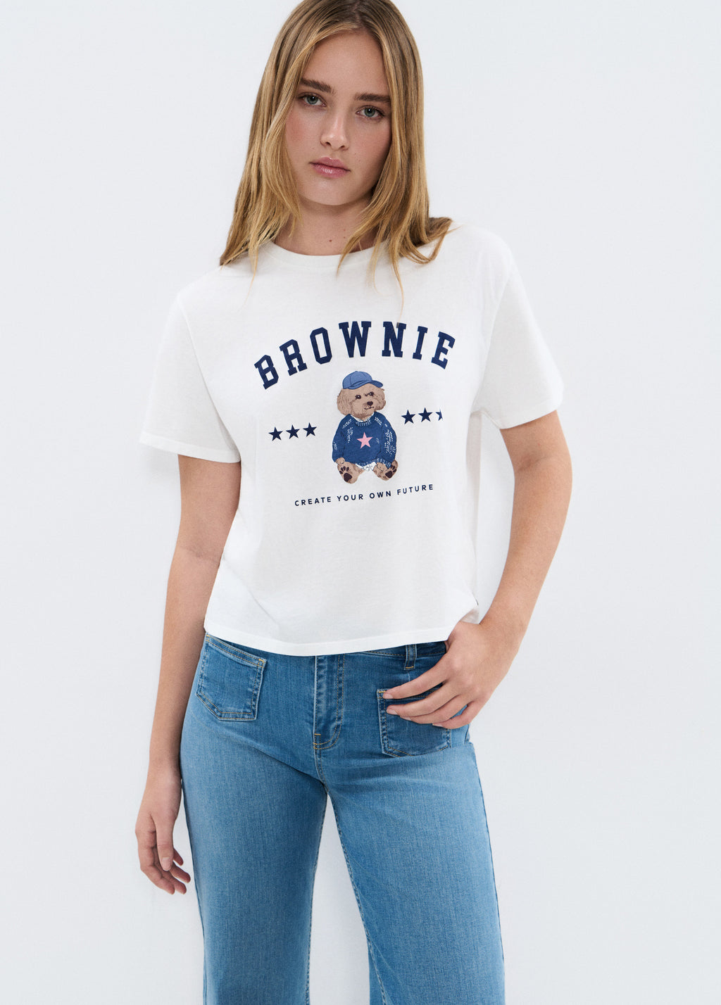 T-shirt imprimé chien