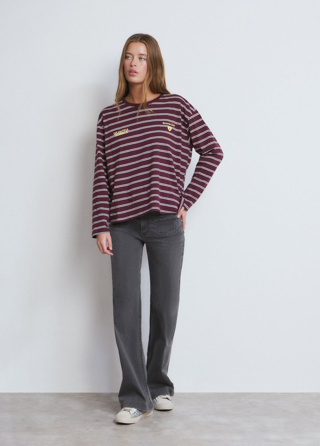 Striped logo T-shirt