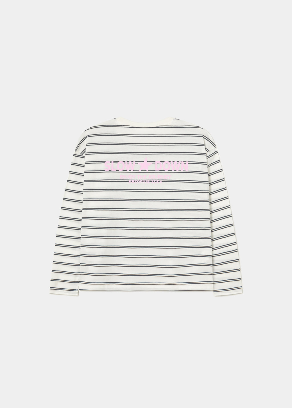 Striped print T-shirt