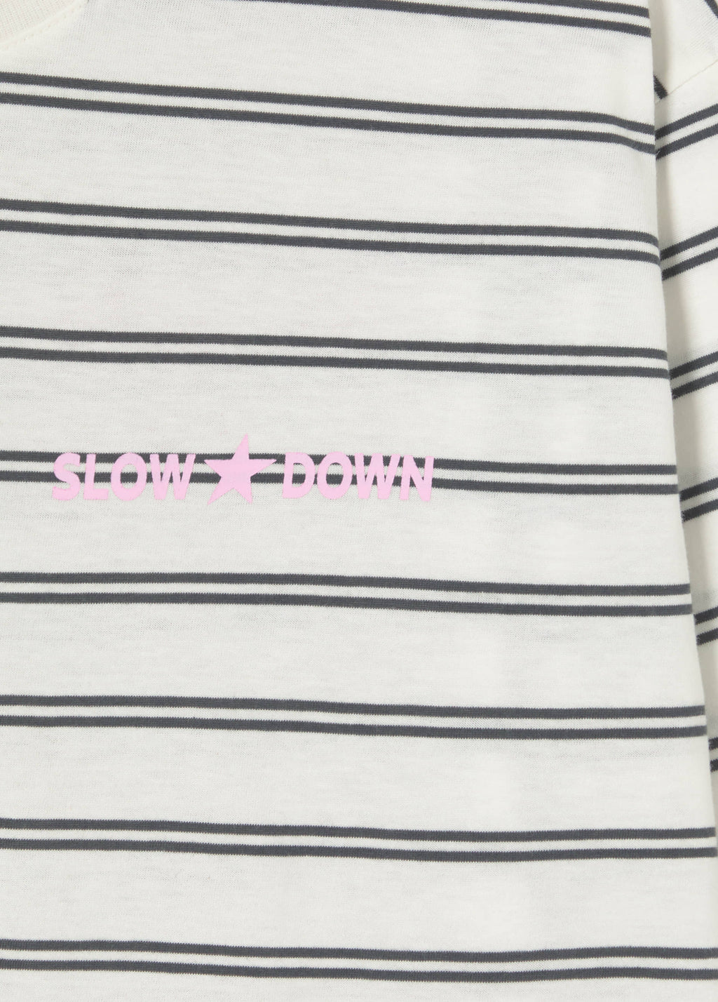 Striped print T-shirt