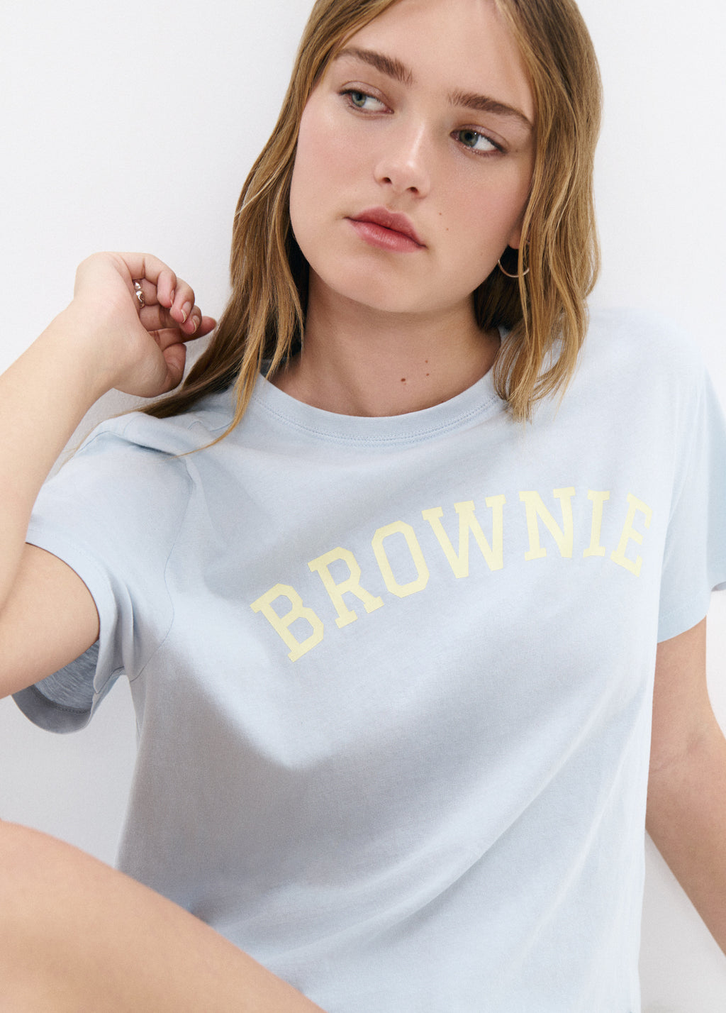 T-shirt avec texte Brownie