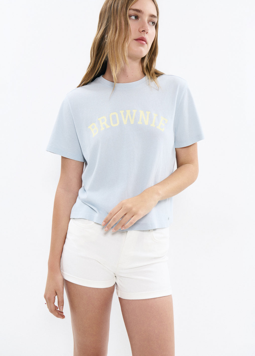 T-shirt avec texte Brownie