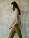 Open knit cape