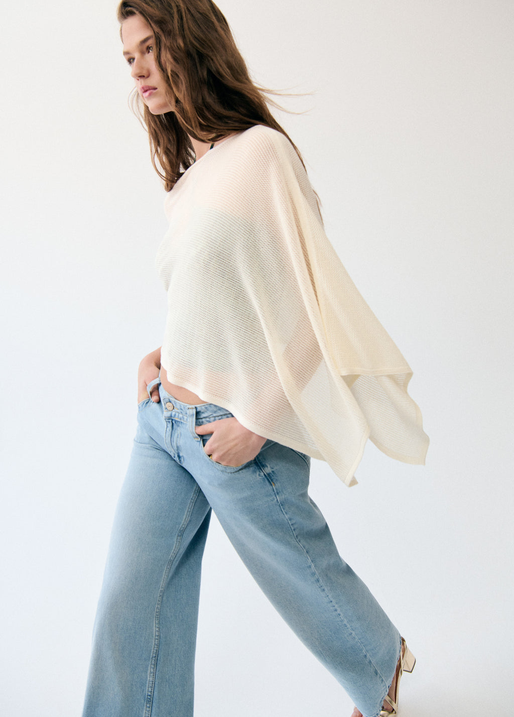 Sequin cape