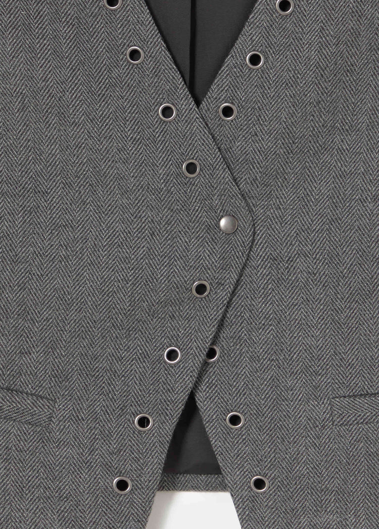Chaleco cruzado eyelets