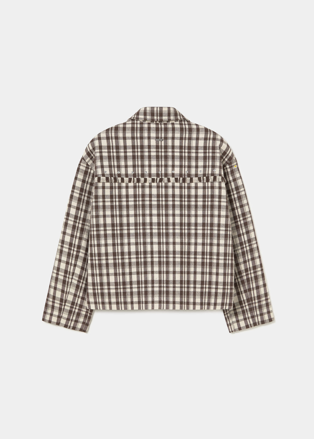Kurze Jacke mit Karomuster