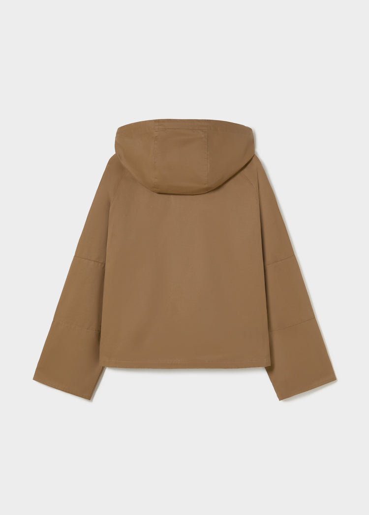 Chaqueta encerada capucha