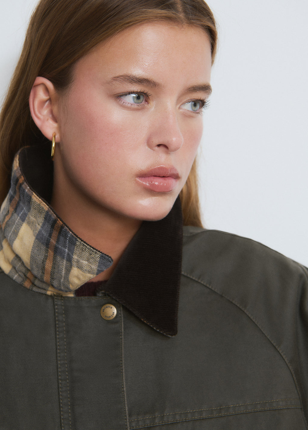Veste cirée avec gilet en mouton