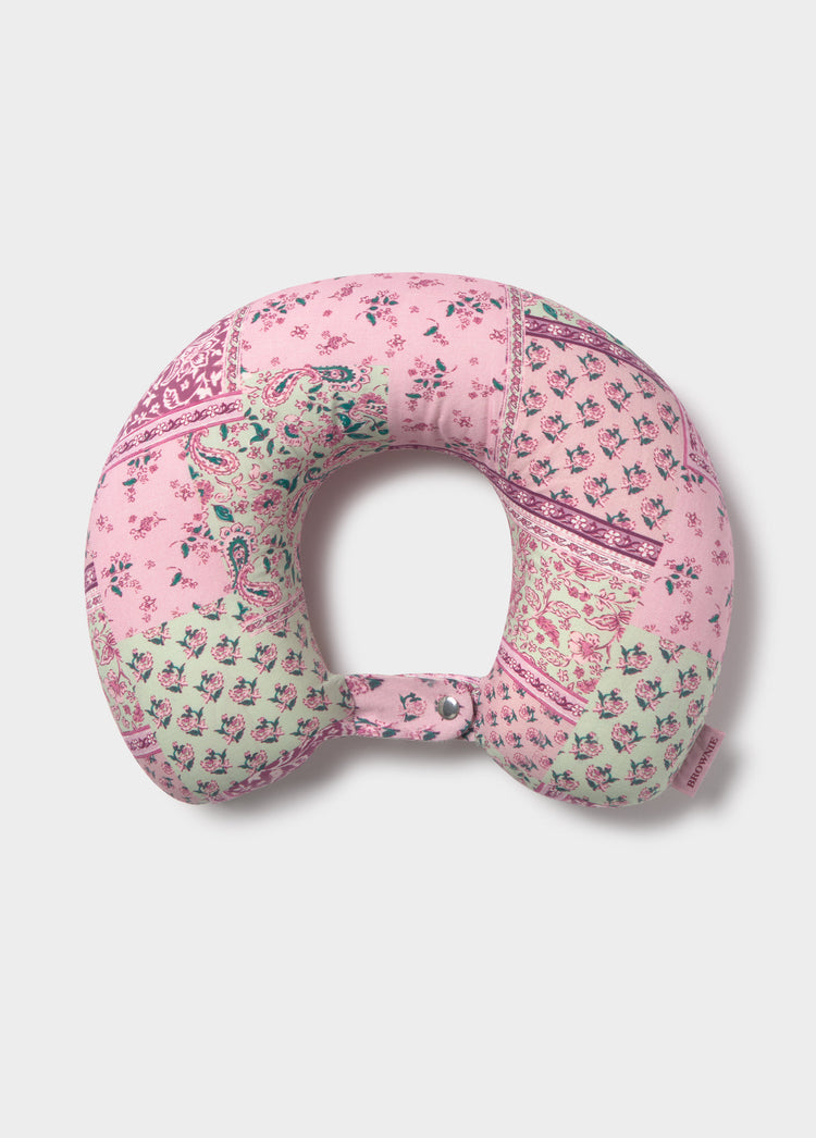 Cuscino patchwork stampato
