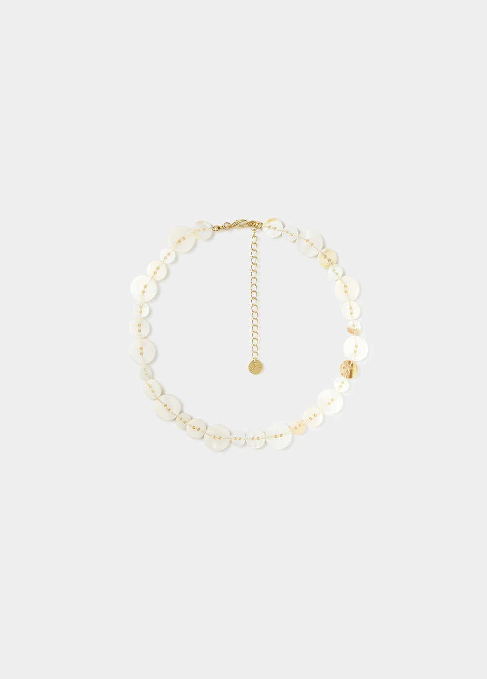 Collier boutons nacre