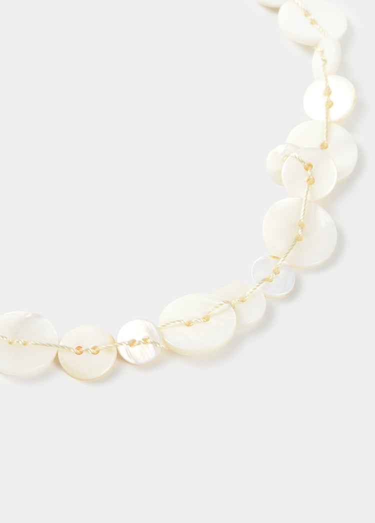 Collar botones nácar