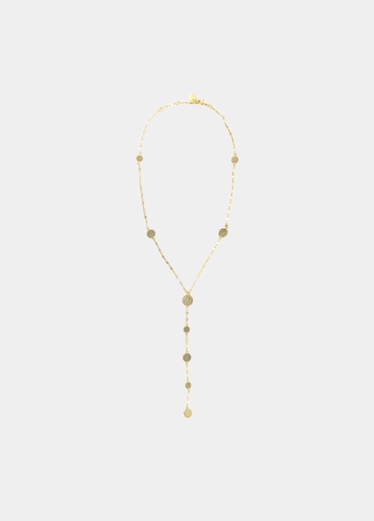 Collar colgante chapitas