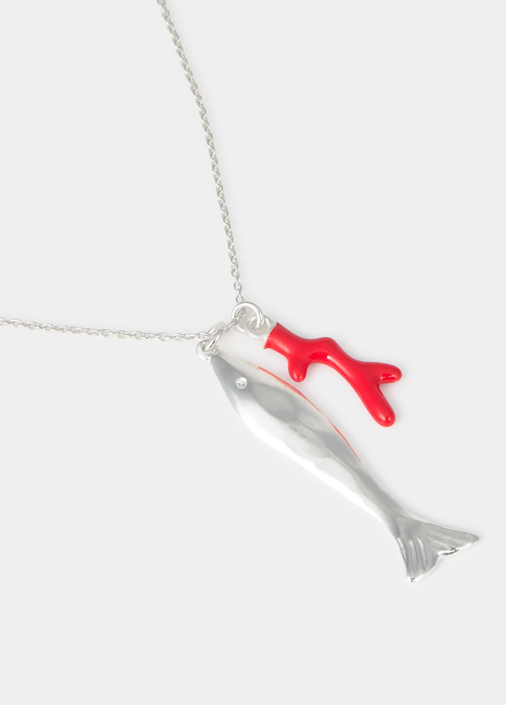 Hipearl - Collana con Ciondolo Pesce, Perle d'Acqua Dolce, Oro 18 Carati, 45,7 cm + 6,3 cm Hipearl - Collana con Ciondolo Pesce, Perle d'Acqua Dolce, Oro 18 Carati, 45,7 cm + 6,3 cm