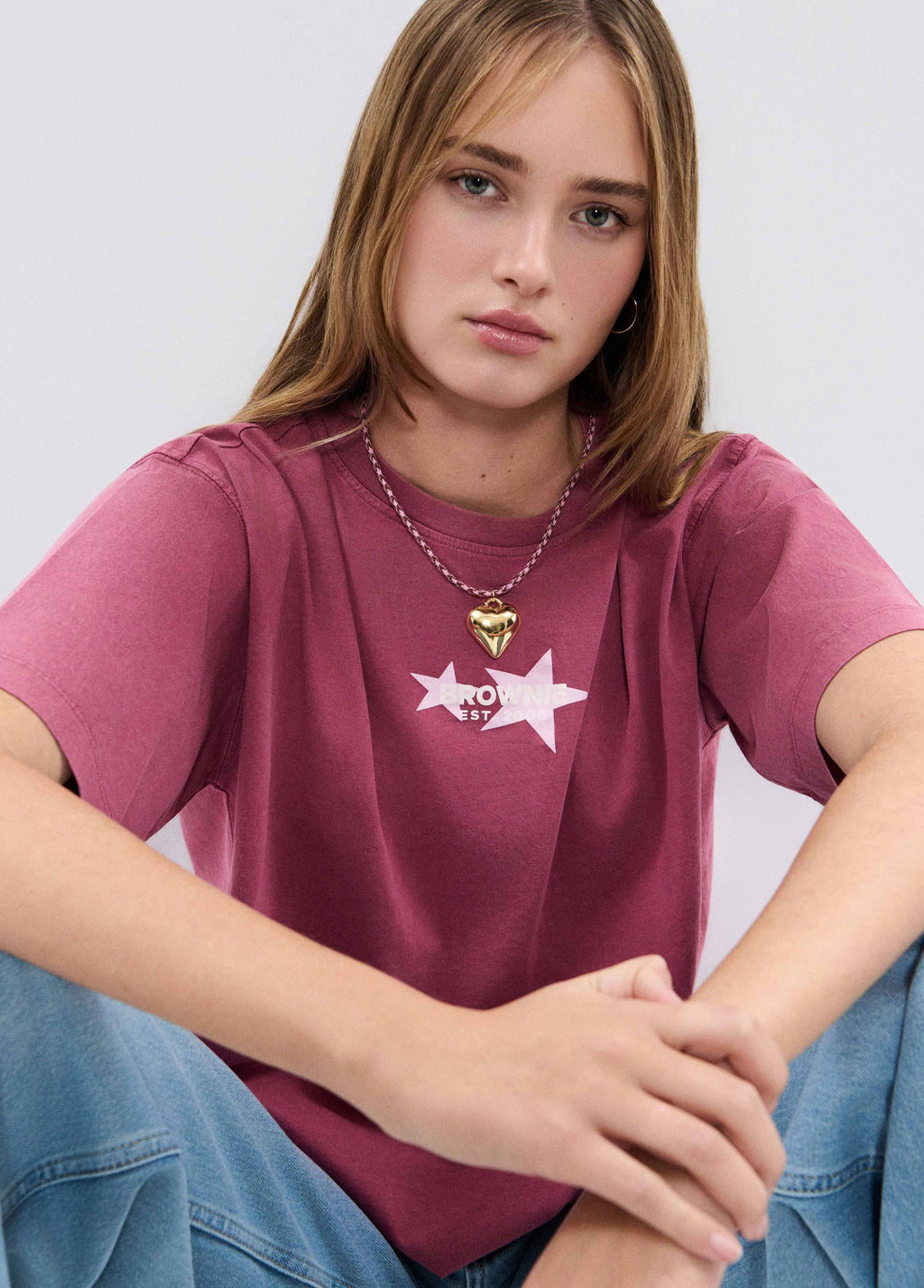 Collar cuerda corazón