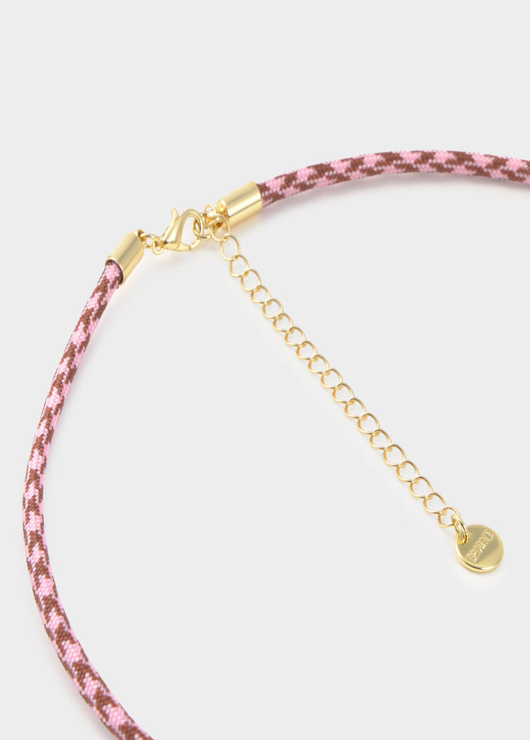 Collar cuerda corazón