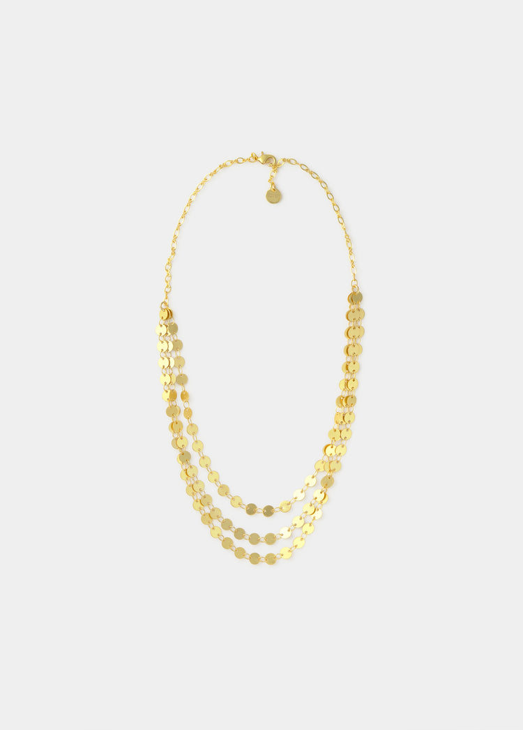 Collar triple chapitas