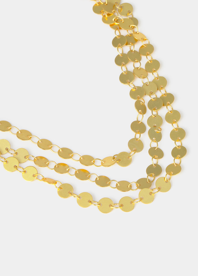 Collar triple chapitas