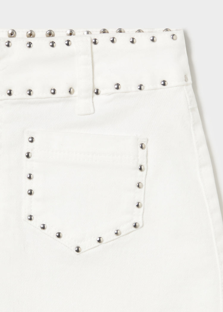 Studded waist skirt
