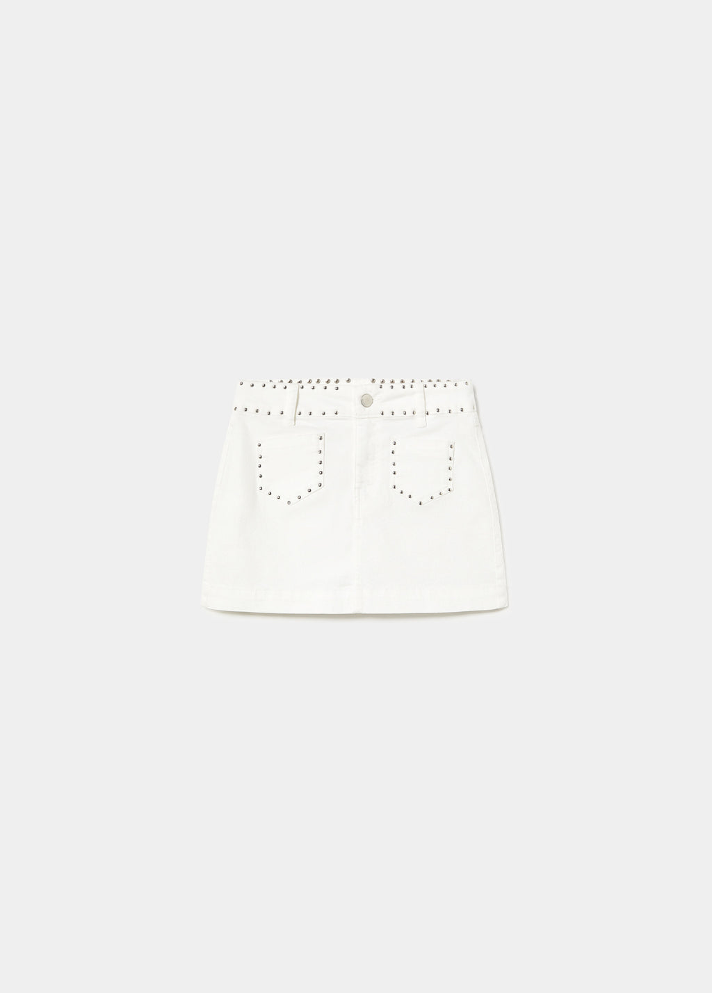 Studded waist skirt