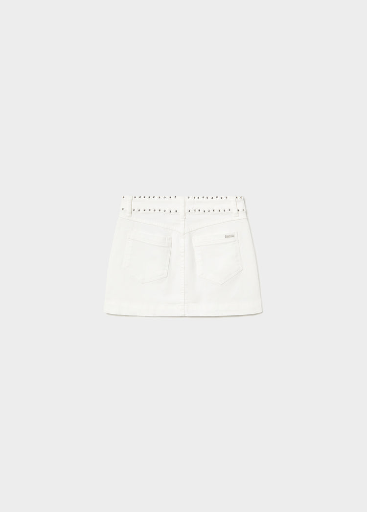 Studded waist skirt