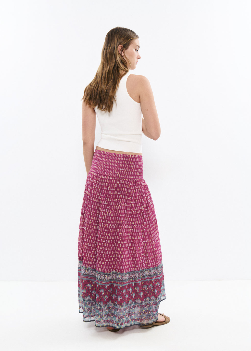Lange rok met print
