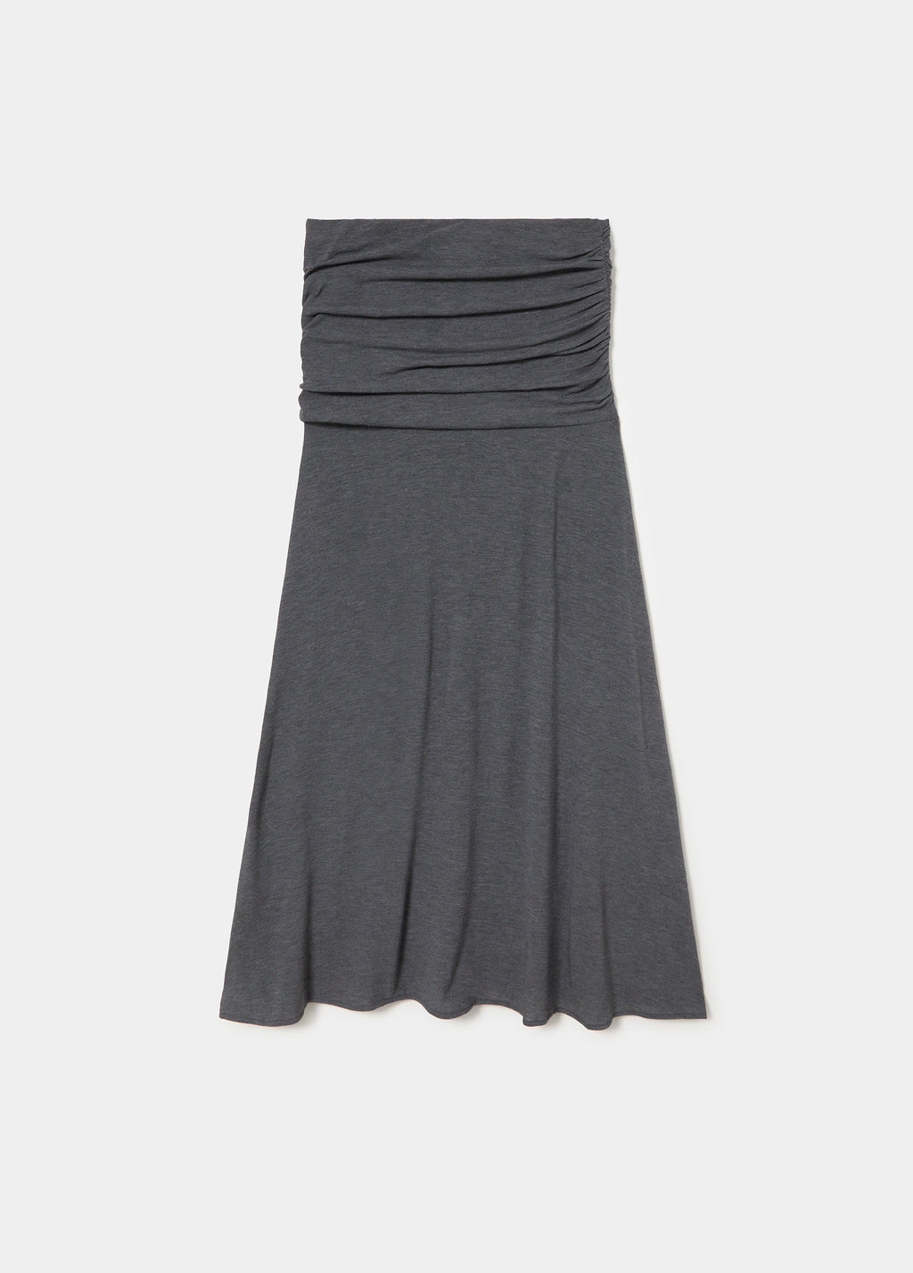 Jupe midi drapée