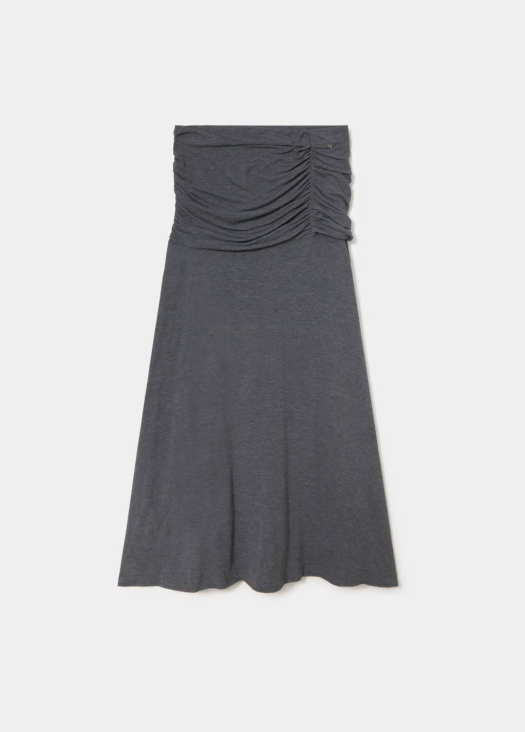 Jupe midi drapée