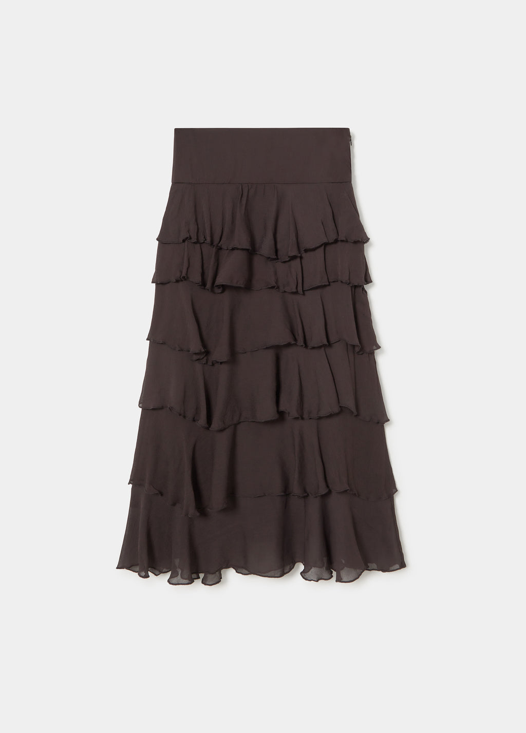 Jupe midi volants