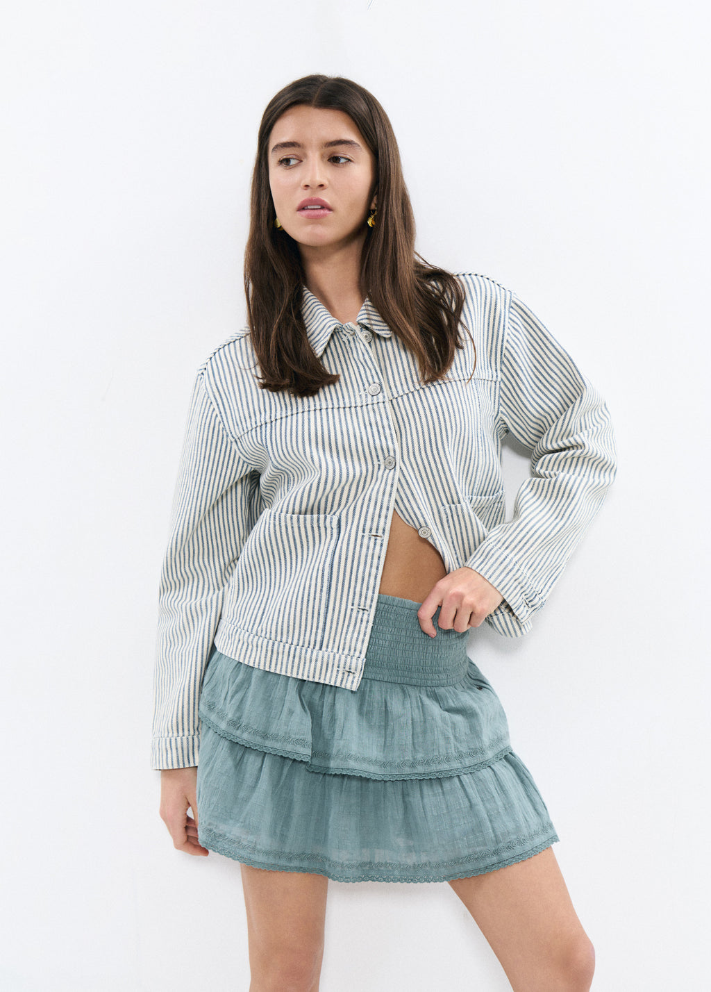 Romantic ruffle skirt