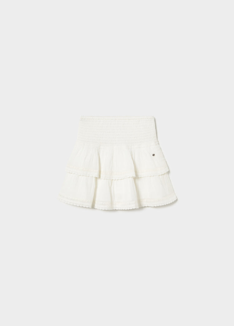 Romantic ruffle skirt