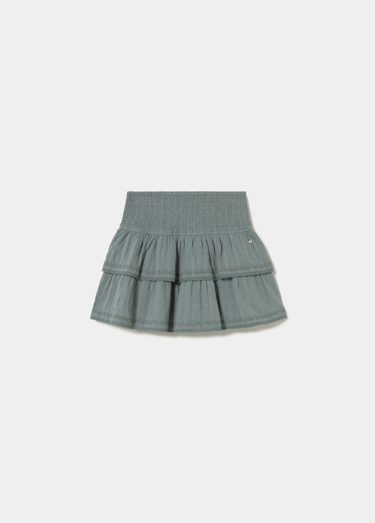 Romantic ruffle skirt