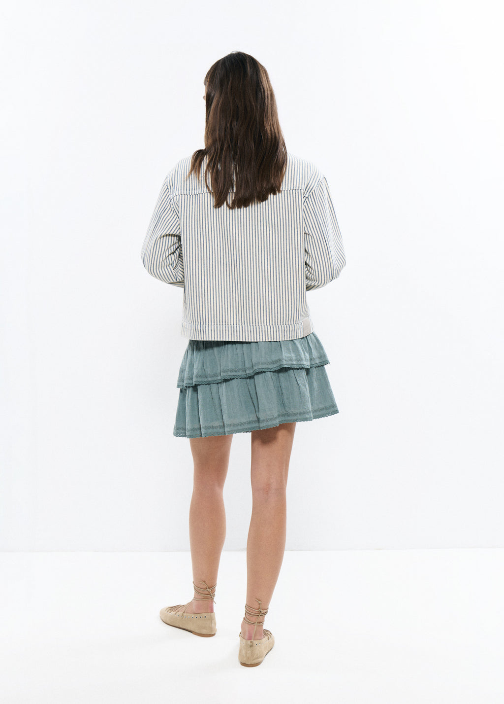 Romantic ruffle skirt